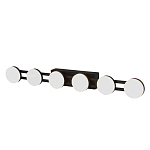 Бра с 6-ю круглыми плафонами на черном основании Maxine Light варинант исполнения - 1 | Loft Concept в Костроме