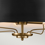 Подвесной светильник с конусовидным металлическим абажуром черного цвета Kichler варинант исполнения - 15 | Loft Concept в Костроме