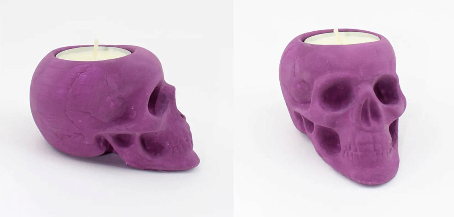 Подсвечник Purple Skull Подсвечник Purple Skull - Loft-Concept в Костроме