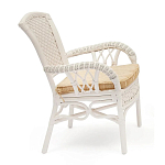 Комплект обеденный из ротанга Eloise white варинант исполнения - 2 | Loft Concept в Костроме