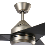 Люстра с вентилятором с черными лопастями Kichler варинант исполнения - 2 | Loft Concept в Костроме