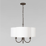 Люстра с белым текстильным абажуром Vitorino  варинант исполнения - 2 | Loft Concept в Костроме