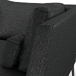 Мебельная ткань Шенилл черный цвет 138 см T4-35 варинант исполнения - 6 | Loft Concept в Костроме