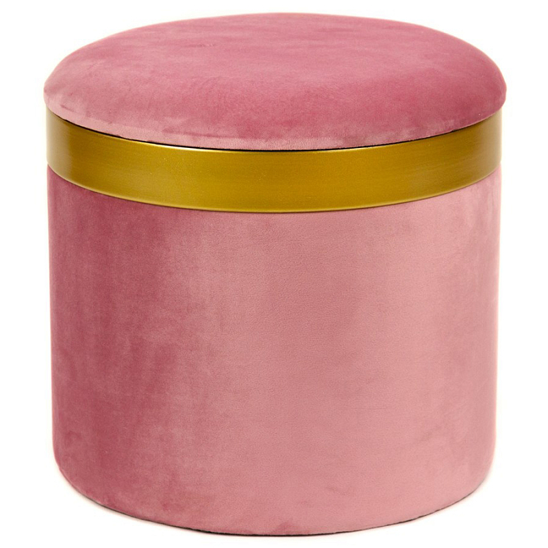 Пуф Feminine Pink Розовый (Rose) Золотой Пуф Feminine Pink Розовый (Rose) Золотой в Костроме | Loft Concept
