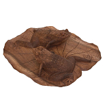 Статуэтка деревянная в виде лягушек Pair of Frogs варинант исполнения - 1 | Loft Concept в Костроме