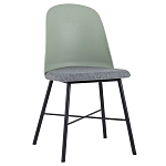 Стул из прочного пластика на металлическом основании Anora Green  варинант исполнения - 1 | Loft Concept в Костроме