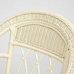 Комплект уличной мебели из ротанга Clara белый варинант исполнения - 4 | Loft Concept в Костроме