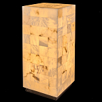 Торшер прямоугольный из натурального камня Calcite Geometry варинант исполнения - 12 | Loft Concept в Костроме