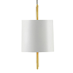 Люстра прямоугольная с белыми цилиндрическими абажурами White Ribbon варинант исполнения - 2 | Loft Concept в Костроме