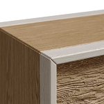 Комод 4 ящика с подсветкой на рельефном фасаде Warm Industrial варинант исполнения - 7 | Loft Concept в Костроме