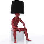 Лампа MALE MANNEQUIN LAMP с абажуром варинант исполнения - 1 | Loft Concept в Костроме