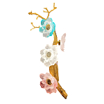 Бра с цветочным декором Miscellaneous herbs варинант исполнения - 2 | Loft Concept в Костроме