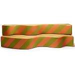 Дизайнерский модульный диван волнистой формы с цветным принтом Poltronova Superonda Sofa варинант исполнения - 4 | Loft Concept в Костроме