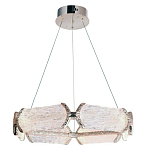 Люстра кольцевая с текстурным природным рисунком IceFlame варинант исполнения - 8 | Loft Concept в Костроме