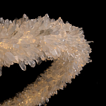 Люстра круглая с натуральным горным хрусталем Crystal Shimmer варинант исполнения - 4 | Loft Concept в Костроме