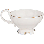 Чайный набор  белого цвета из фарфора на 6 персон 12 предметов Shine Porcelain варинант исполнения - 2 | Loft Concept в Костроме