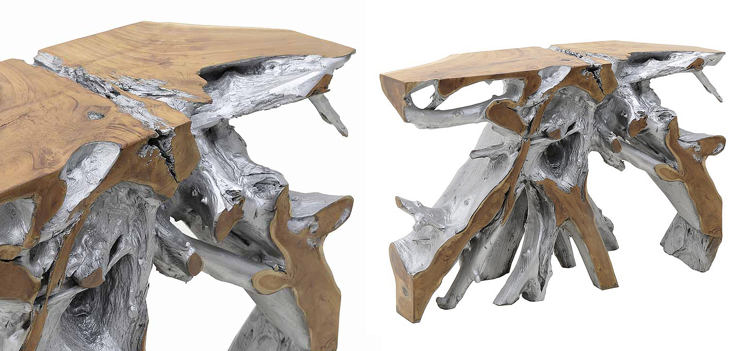 Консоль Luz Wood Console Консоль Luz Wood Console - Loft-Concept в Костроме