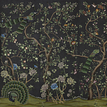 Обои ручная роспись St Laurent Casino metallic silk варинант исполнения - 1 | Loft Concept в Костроме