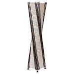 Торшер из перламутра на металлическом каркасе Indonesian Wave варинант исполнения - 1 | Loft Concept в Костроме