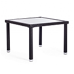 Обеденный комплект из искуственного ротанга Vintara черный варинант исполнения - 11 | Loft Concept в Костроме