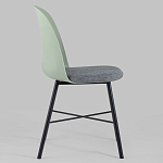 Стул из прочного пластика на металлическом основании Anora Green  варинант исполнения - 3 | Loft Concept в Костроме