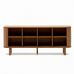 Буфет с 2-мя раздвижными дверцами из ясеневого шпона Toinette варинант исполнения - 2 | Loft Concept в Костроме