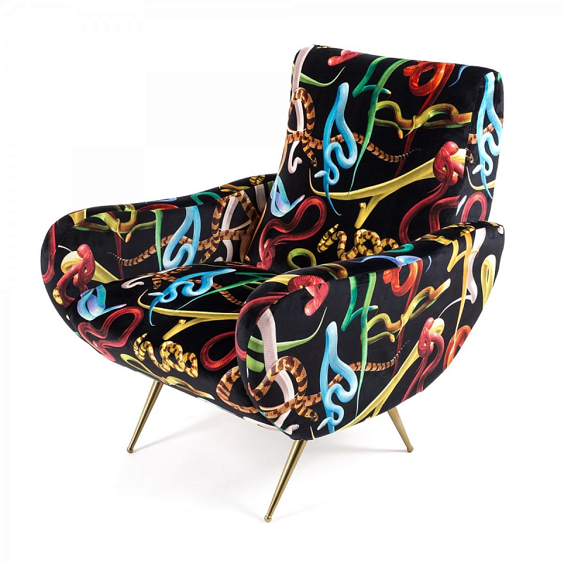 Кресло Seletti Armchair Snakes Design: Toiletpaper Мульти Кресло Seletti Armchair Snakes Design: Toiletpaper Мульти в Костроме | Loft Concept