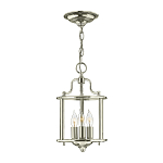 Подвесной светильник с прозрачным стеклянным цилиндрическим плафоном в классическом стиле на цепи Hinkley варинант исполнения - 21 | Loft Concept в Костроме
