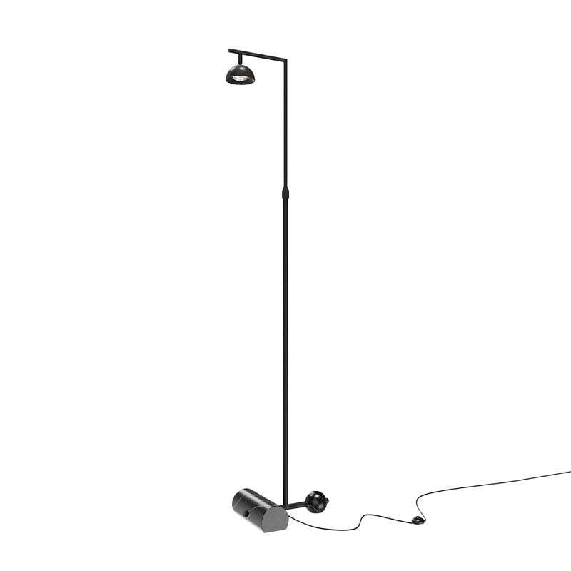 Напольный светильник Pikant 3000К 13Вт Черный Латунь в Костроме | Loft Concept 