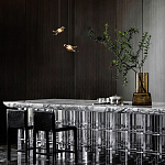 Подвесной светильник с прозрачной стеклянной птичкой Serip Voa варинант исполнения - 9 | Loft Concept в Костроме