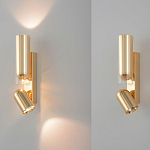 Бра цилиндрической формы из металла с поворотным плафоном Light maker studio варинант исполнения - 6 | Loft Concept в Костроме