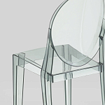 Прозрачный стул с серым оттенком LOUIS GHOST CHAIR варинант исполнения - 6 | Loft Concept в Костроме