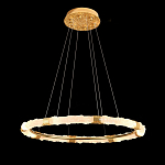 Люстра в форме кольца с золотым декором Warm Heavenly Light варинант исполнения - 9 | Loft Concept в Костроме