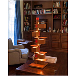 Торшер с каркасом из множества полок Links варинант исполнения - 4 | Loft Concept в Костроме