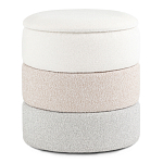 Пуф Three Colors в ткани букле из трех цветов  варинант исполнения - 1 | Loft Concept в Костроме