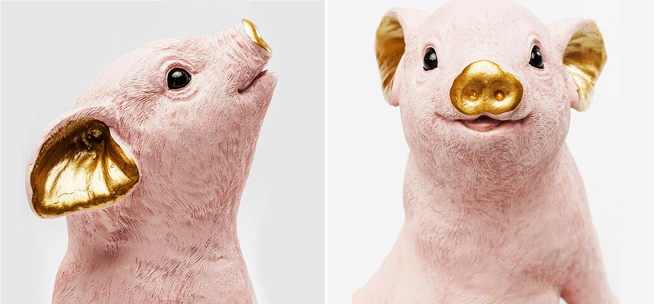 Статуэтка розовый поросенок Pink pig Статуэтка розовый поросенок Pink pig - Loft-Concept в Костроме