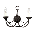 Бра черного цвета с лампой в форме свечи Elstead Lighting варинант исполнения - 4 | Loft Concept в Костроме