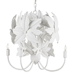 Люстра белая в виде цветков шиповника White Rosehip Flower варинант исполнения - 2 | Loft Concept в Костроме