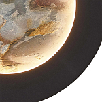 Бра в форме диска черного цвета Borders of Black варинант исполнения - 2 | Loft Concept в Костроме