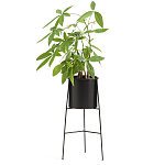 Кашпо из металла Elevated Planters черное варинант исполнения - 2 | Loft Concept в Костроме