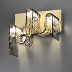 Бра волнистой формы из фактурного стекла Big Wave варинант исполнения - 3 | Loft Concept в Костроме