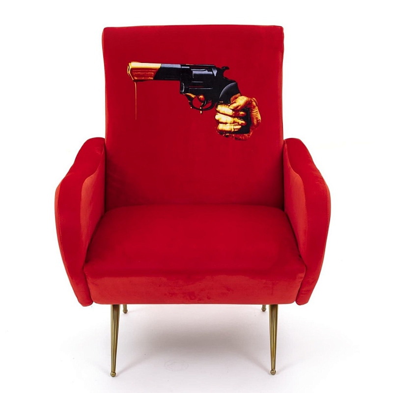 Кресло Seletti Armchair Revolver Красный Кресло Seletti Armchair Revolver Красный в Костроме | Loft Concept
