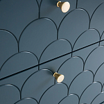 Комод с 6 выдвижными ящиками Scale Ornament Blue Chest of Drawers варинант исполнения - 5 | Loft Concept в Костроме