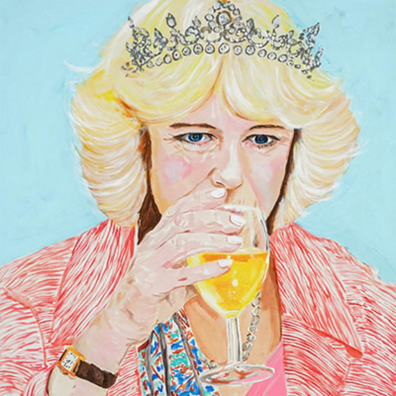 Картина Camilla Having a Personality Drink Мульти Картина Camilla Having a Personality Drink Мульти в Костроме | Loft Concept