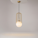 Подвесной светильник Cage Ball Pendant варинант исполнения - 2 | Loft Concept в Костроме