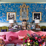 Обои ручная роспись Houghton Canton Blue варинант исполнения - 5 | Loft Concept в Костроме