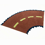 Дизайнерский ковер с изображением дороги Poltronova Autostrada Rug варинант исполнения - 3 | Loft Concept в Костроме