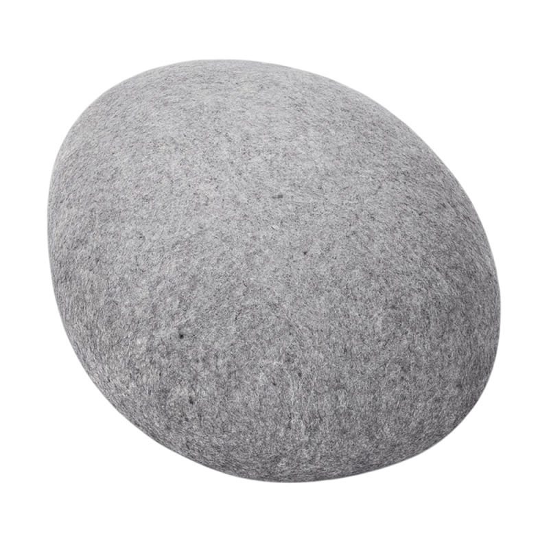 Пуф - Камень SOLID Серый Белый Светло-серый в Костроме | Loft Concept 