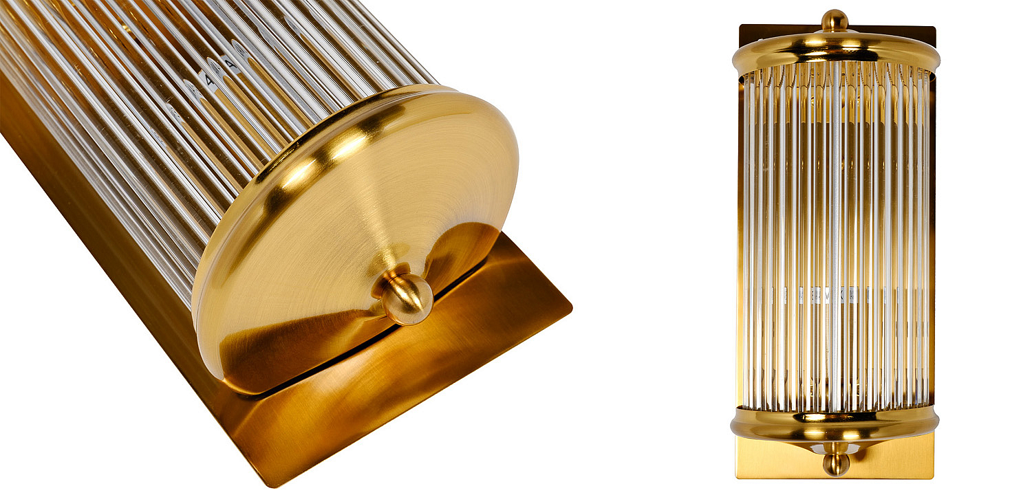 Бра Einar Glass TUBE Gold Бра Einar Glass TUBE Gold - Loft-Concept в Костроме