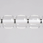 Люстра линейная с 6-ю прозрачными стеклянными плафонами округлой формы HANDLE GRAPE варинант исполнения - 4 | Loft Concept в Костроме